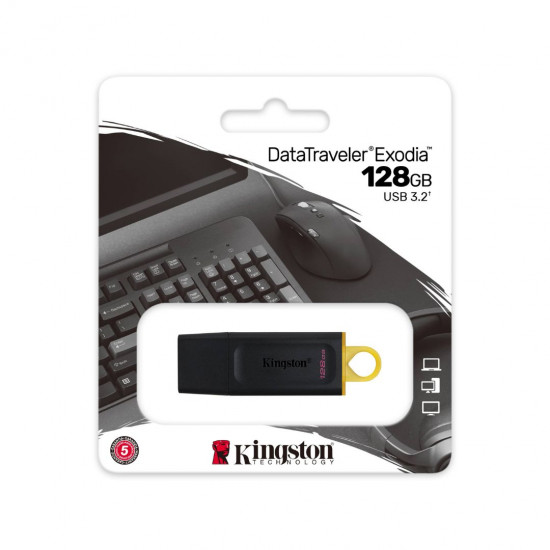 KINGSTON 128GB DATA TRAVELER EXODIA USB