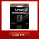 Lexar 633X Professional 64GB V30 U3 SDHCâ„¢/SDXCâ„¢ UHS-I Memory Cards (up to 95MB/s read, Write 45MB/s)